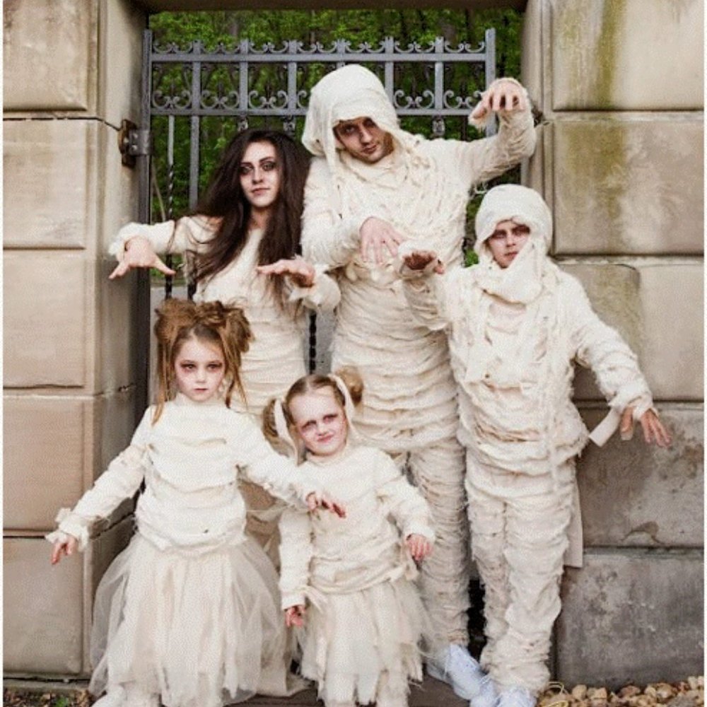 Mummy Costume for Kids Deluxe Mummy Outfit for Boys and Girls